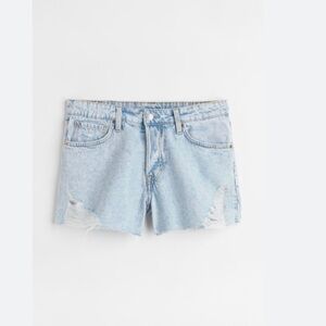low rise 90s boyfriend shorts
